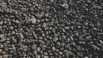 black and white background brown rock stone