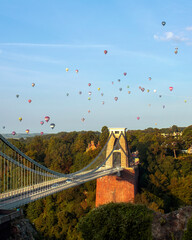 Balloons over the Suspension bridge