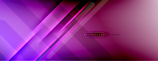 Abstract background. Shadow lines on bright shiny gradient background.