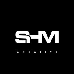 SHM Letter Initial Logo Design Template Vector Illustration