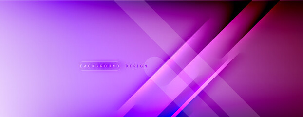 Abstract background. Shadow lines on bright shiny gradient background.