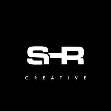 SHR Letter Initial Logo Design Template Vector Illustration