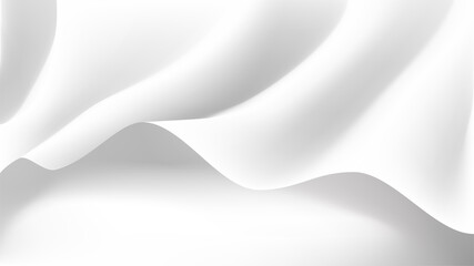 Abstract vector background luxury white cloth or liquid wave Abstract or white fabric texture background. Rippled wavy milk. Beautiful background. Shiny silk fabric. Cloth soft wave. Creases of satin