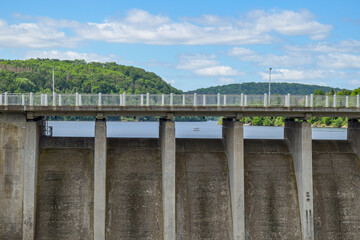 Obraz premium Rappbodetalsperre bei Rübeland im Harz