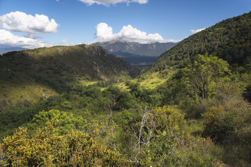 Cadi Range as seen from Cerdanya, Catalan Pyrenees