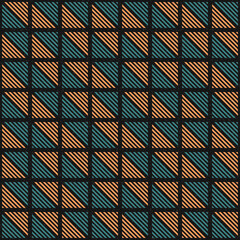 Abstract Geometric Pattern generative computational art illustration