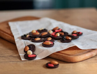 Home made chocolate.