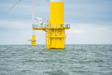 Offshore wind turbine wind farm sea ocean Whitstable