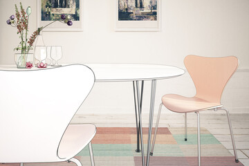 Dinning Room Furniture Design (conception) - 3D Visualization