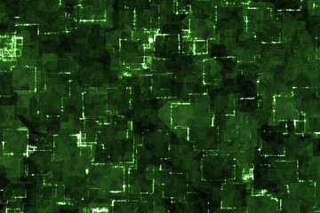 design beautiful green hi-tech optic wire lights cg background or texture illustration