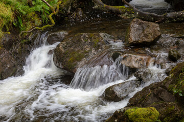 Fototapeta premium A small waterfall in the Lake District UK