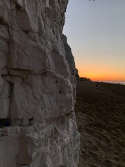 Botany Bay, Margate, Kent - Sunset over the cliffs