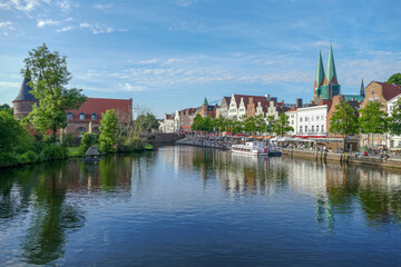 Fototapeta na wymiar Hanseatic City of Lübeck