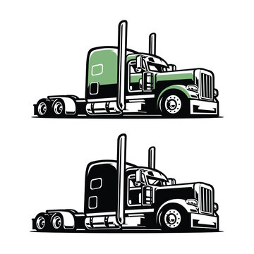 Free Free 203 Vector Semi Truck Svg SVG PNG EPS DXF File