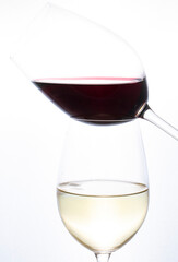 glass of red wine
