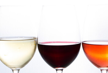 two glasses of wine