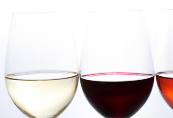 glass of red wine. Wine glass. Alcohol. 