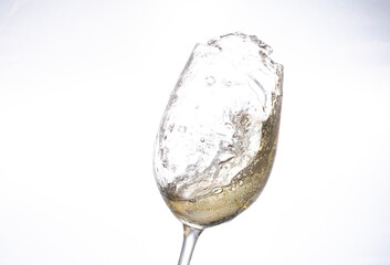 Wine glass. Background. Drops. Wine. Glass. 