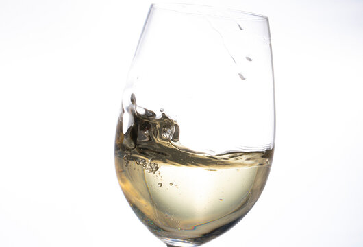 Wine glass. Wine glass. Alcohol. Photo. White background. 