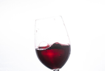 glass of wine. Red wine. Glass. 