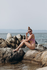 Greece, Halkidiki, Macedonia, Central Macedonia, Aegean Sea, Afitos, Kasandria
