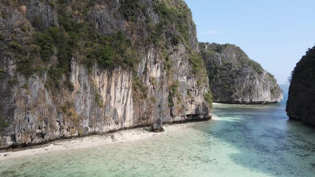 Beach footage of Phi Phi Island, Thailand