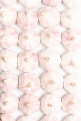 Garlic isolated on a white background.