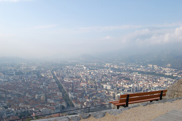 Grenoble view. View of the city