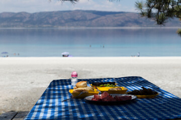 The Salda lake view from TUrkey.