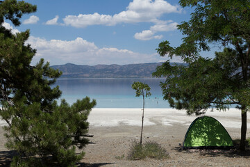 The Salda lake view from TUrkey.