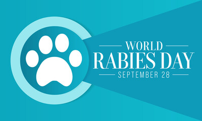 World Rabies day is observed every year on September 28, it is a preventable viral disease most often transmitted through the bite of a rabid animal, it infects the central nervous system of mammals.
