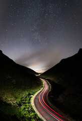 Winnats Pass at Night