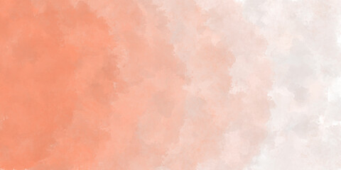 Abstract watercolor background in the form of a gradient from peach to white. Grange pale pink illustration
