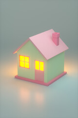 3d rendering different style tenement