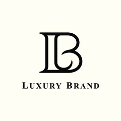 illustration of Initial B retro logo inspiration