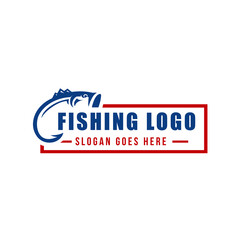 Modern Fishing Outdoor Premium Logo Design