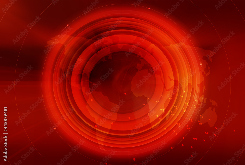 Poster 3d rendering of a graphical global business background
