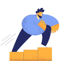 Flet_man_walking_up_stage_growth_schedule