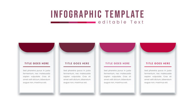 Colorful Business Info graphic design template Vector with icons and options or steps. Can be used for process diagram, presentations, work-flow layout, banner, flowchart, info graph