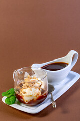Affogato (Italian for 