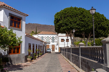 The small town of Santa Lucia in Gran Canaria