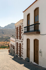 The small town of Santa Lucia in Gran Canaria