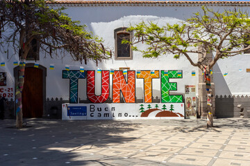 The small town of Tunte in Gran Canaria - obrazy, fototapety, plakaty