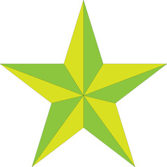 Obraz premium Star in Light Greens