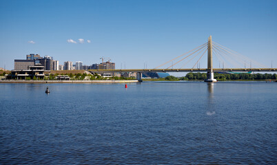Russian city Kazan on a sunny summer day