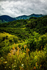 landscape with sky and clouds