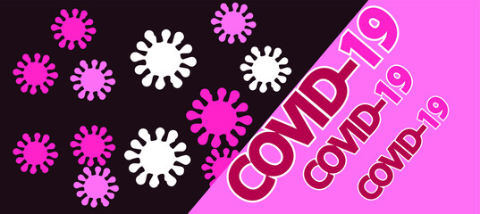 Coronavirus background, deadly virus, dangerous disease.