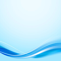 Blue Curve Abstract Background_3