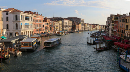grand canal seen from Rialto Bridge, Venice