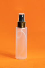 jar of cream on a white background